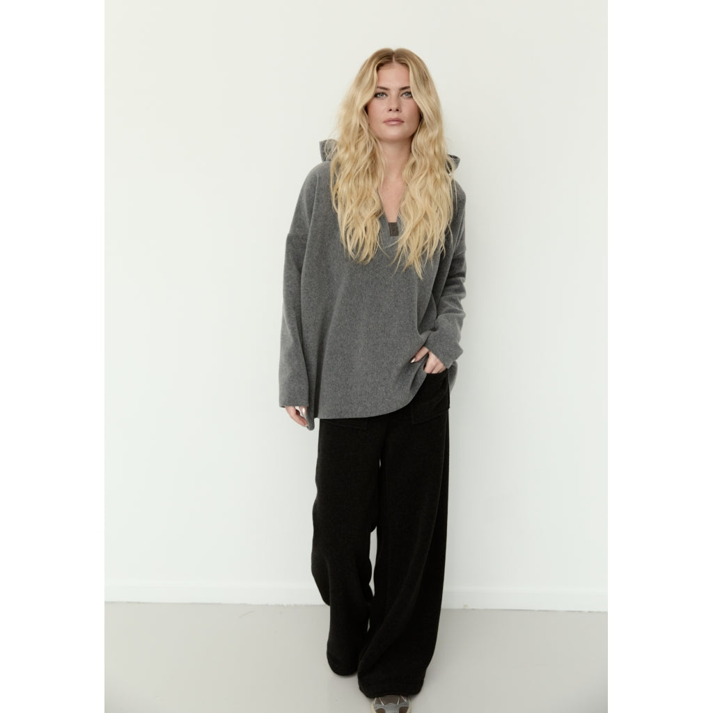 Bluza polarowa damska z kapturem 1413 Henriette Steffensen