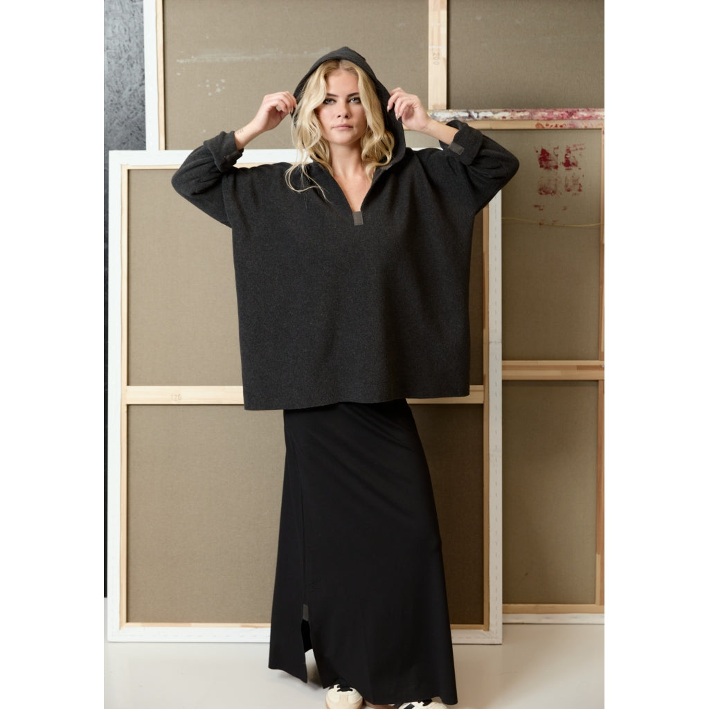 Bluza polarowa damska z kapturem 1413 Henriette Steffensen