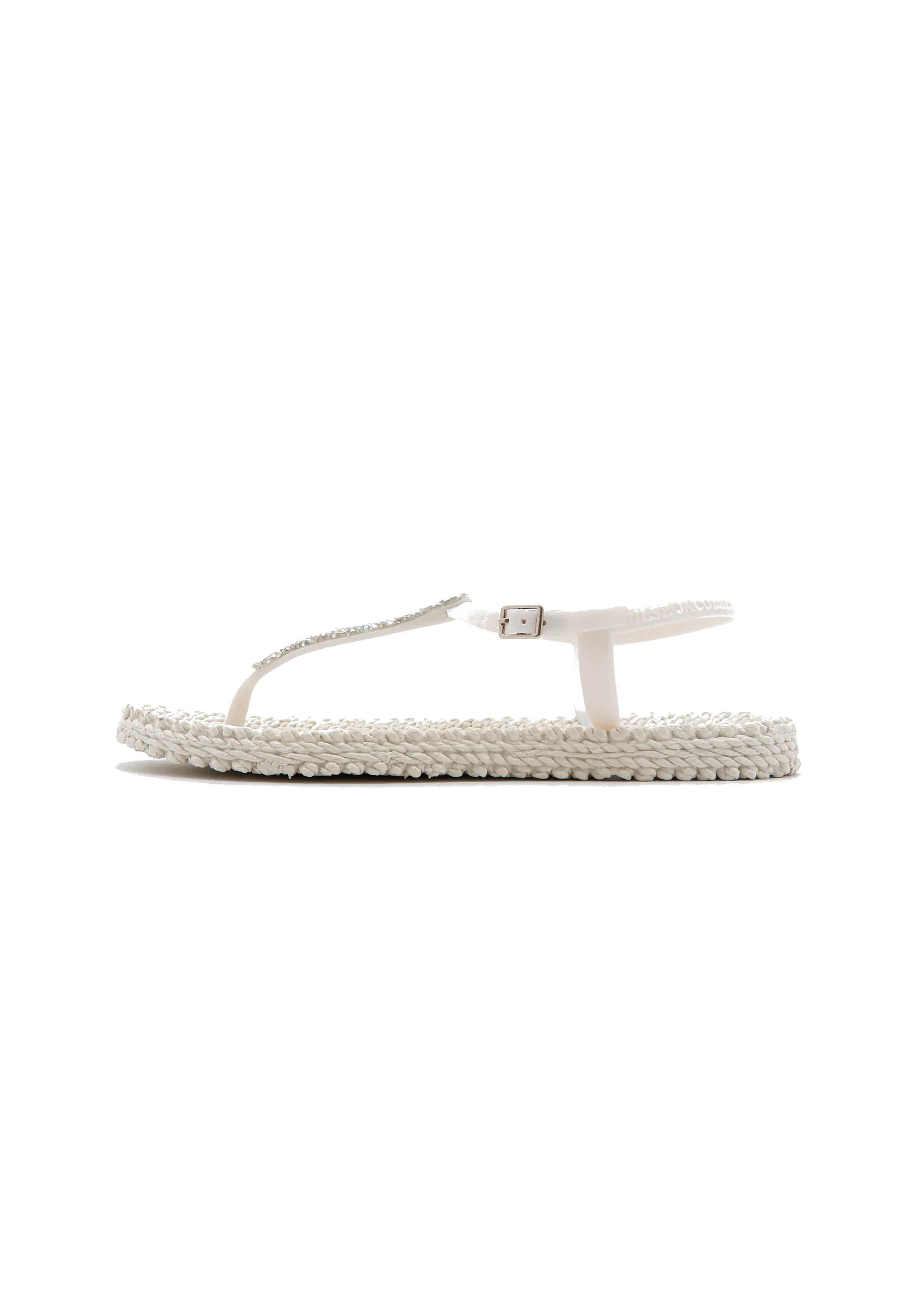 Sandały Flip-flops Cheerful10G Cream Ilse Jacobsen