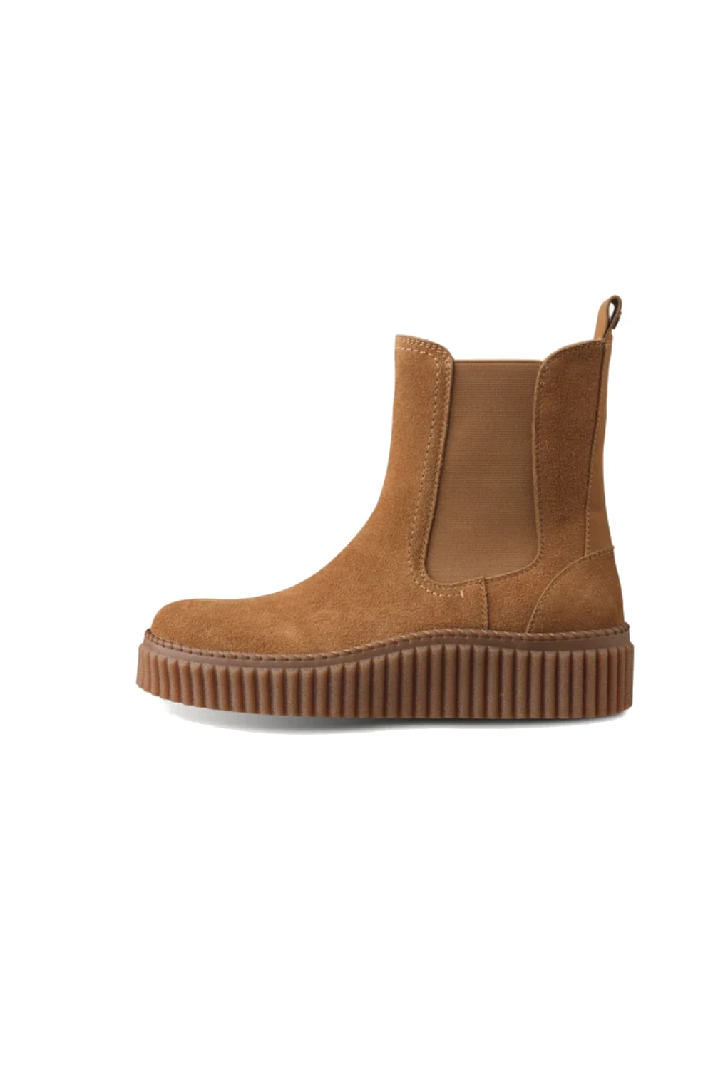 Botki za kostkę zamszowe CALIRA06/light brown Ilse Jacobsen