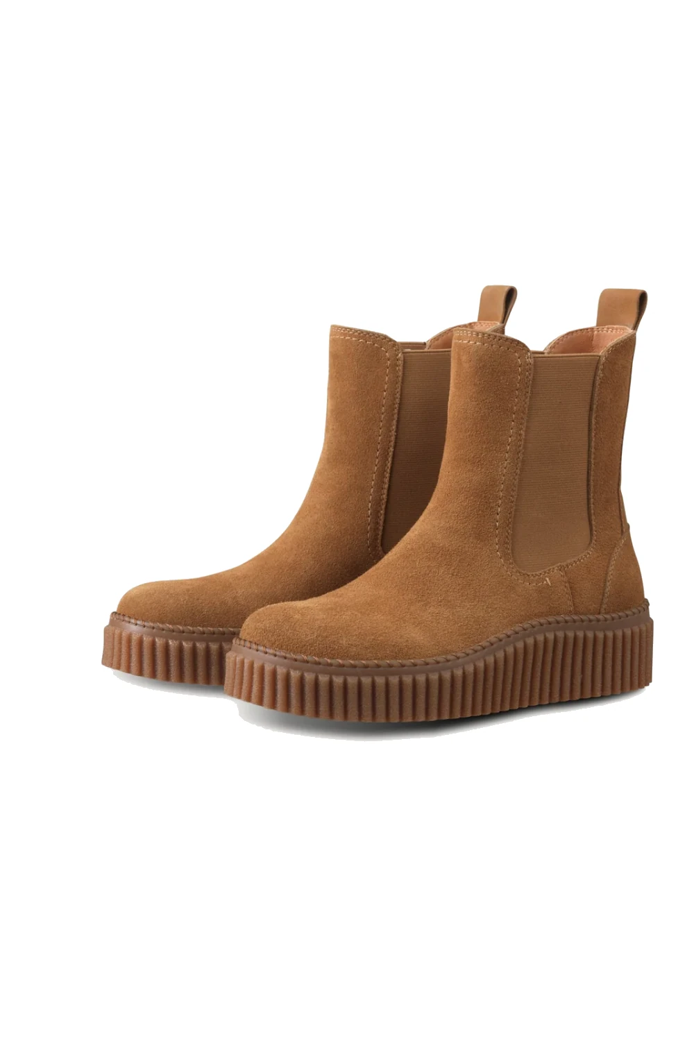 Botki za kostkę zamszowe CALIRA06/light brown Ilse Jacobsen