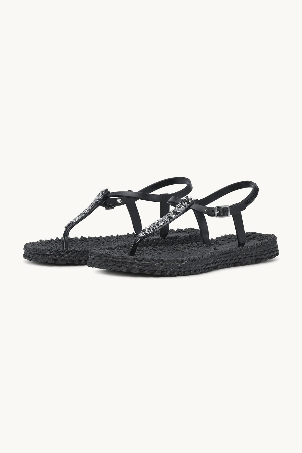 Sandały Flip-flops Cheerful10G Black Ilse Jacobsen