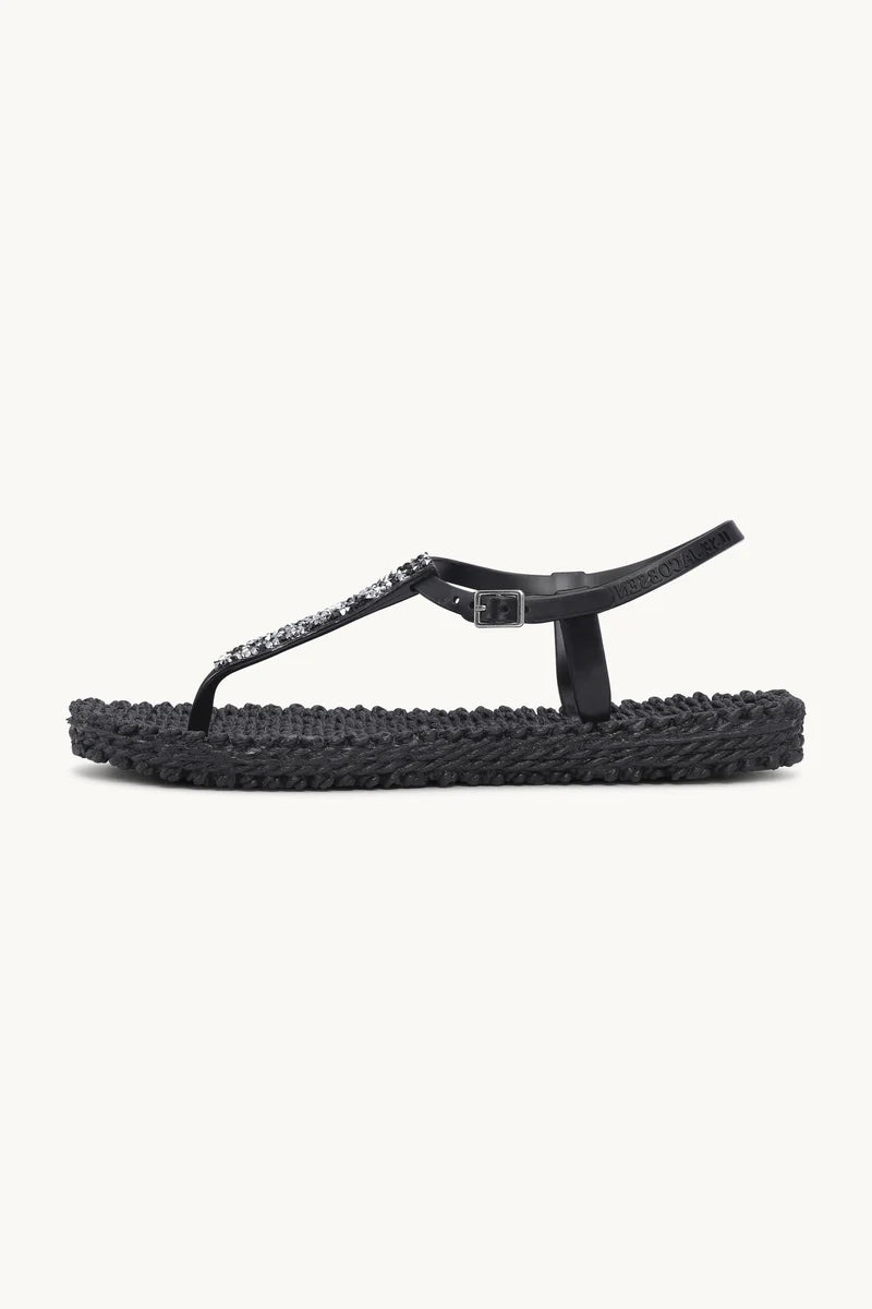 Sandały Flip-flops Cheerful10G Black Ilse Jacobsen