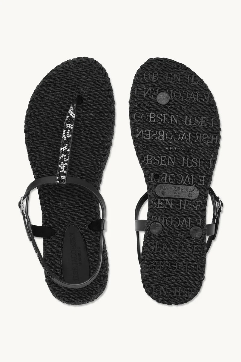 Sandały Flip-flops Cheerful10G Black Ilse Jacobsen