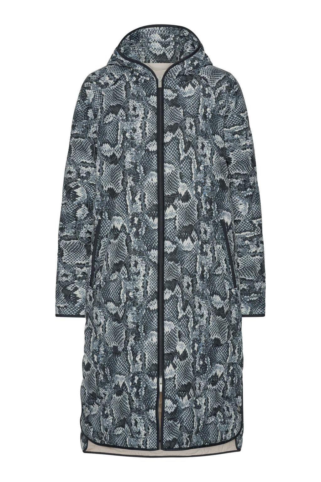 Długa kurtka QUILTED08p Ilse Jacobsen