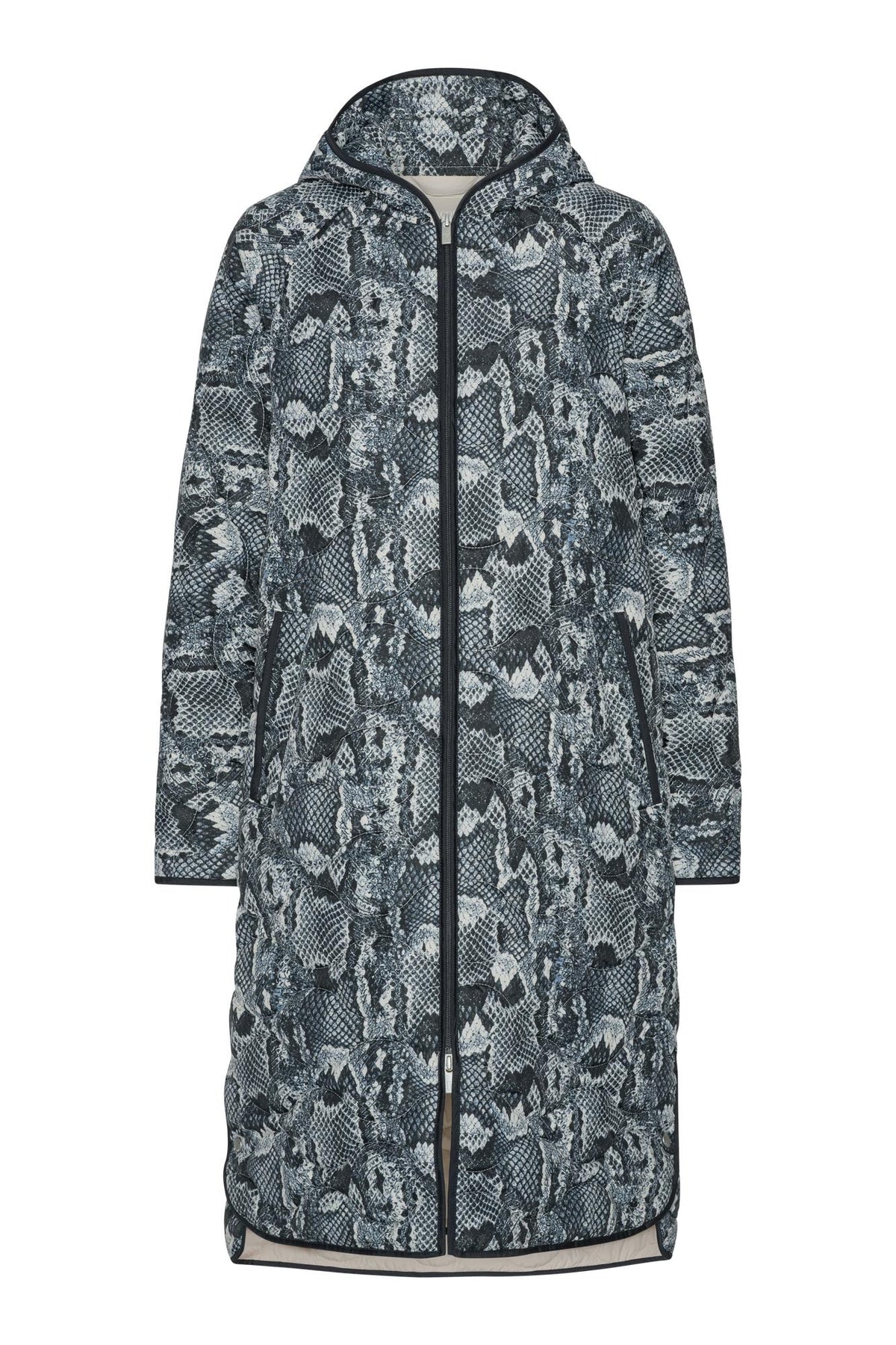 Długa kurtka QUILTED08p Ilse Jacobsen