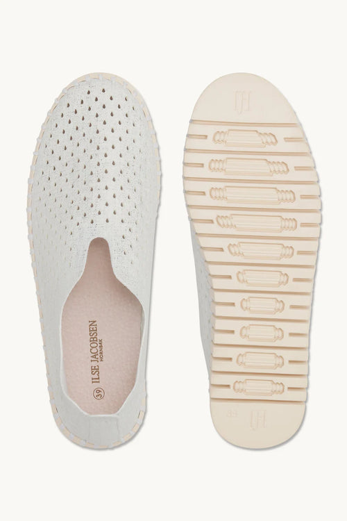 Buty Tulip 3223 Glitter White Pearled Ivory Ilse Jacobsen