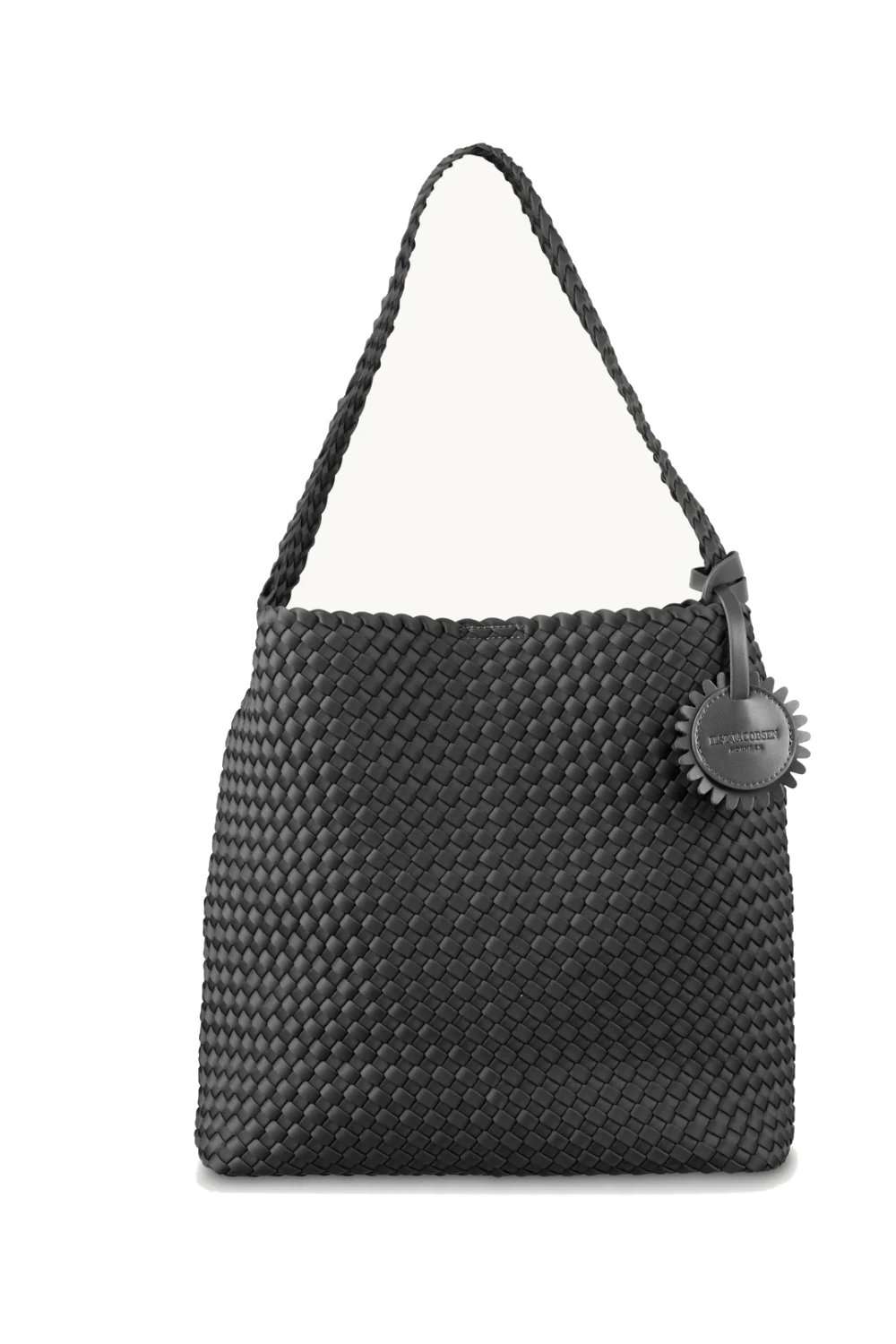 Torba pleciona SHELLBAG04/ Black Ilse Jacobsen