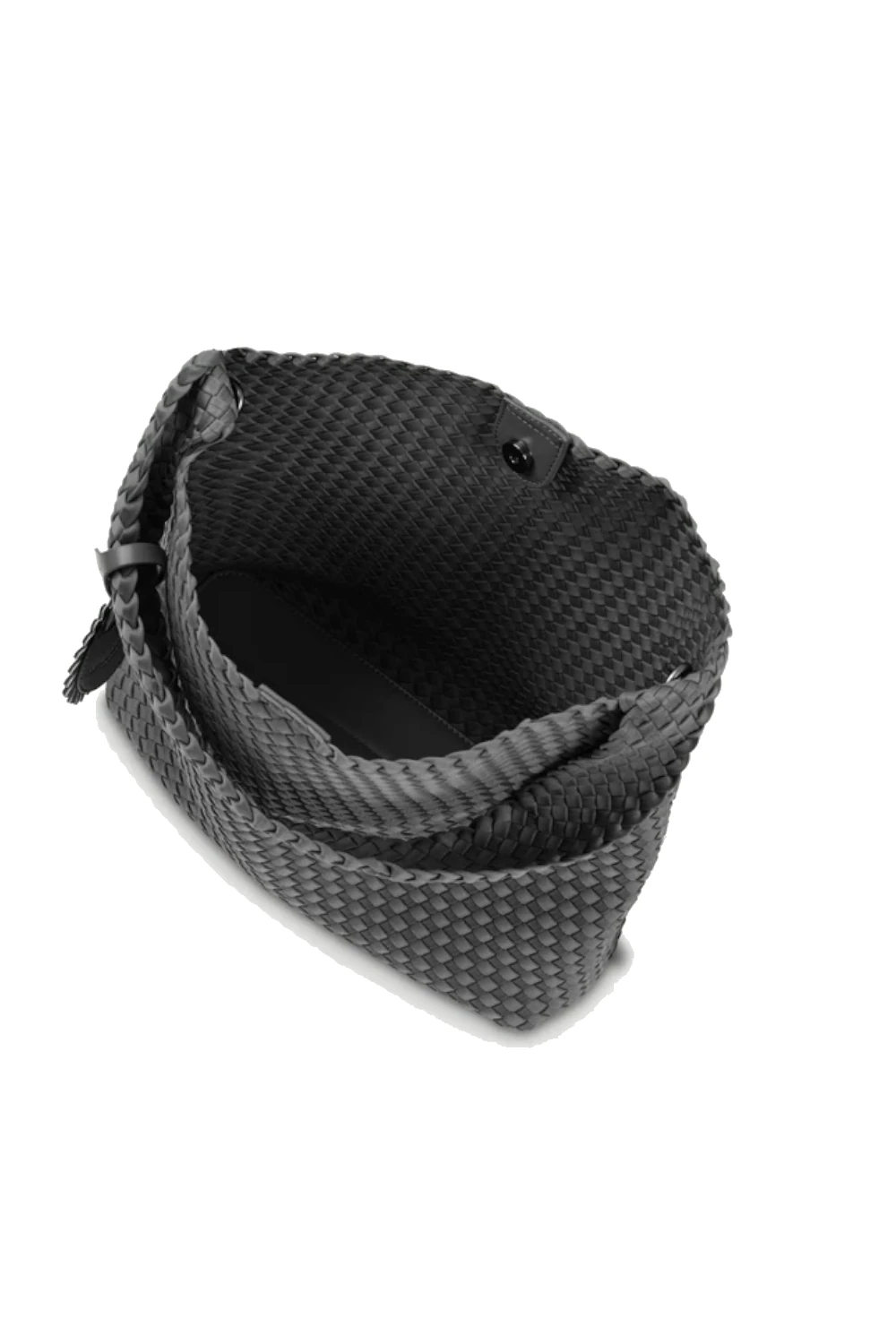 Torba pleciona SHELLBAG04/ Black Ilse Jacobsen