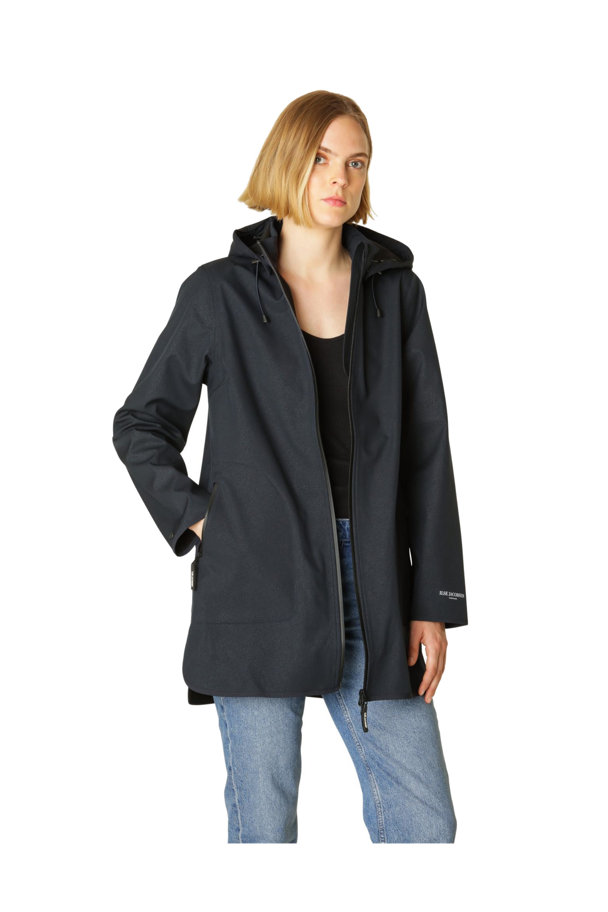 Krótki płaszcz przeciwdeszczowy softshell RAIN134/660 Ilse Jacobsen